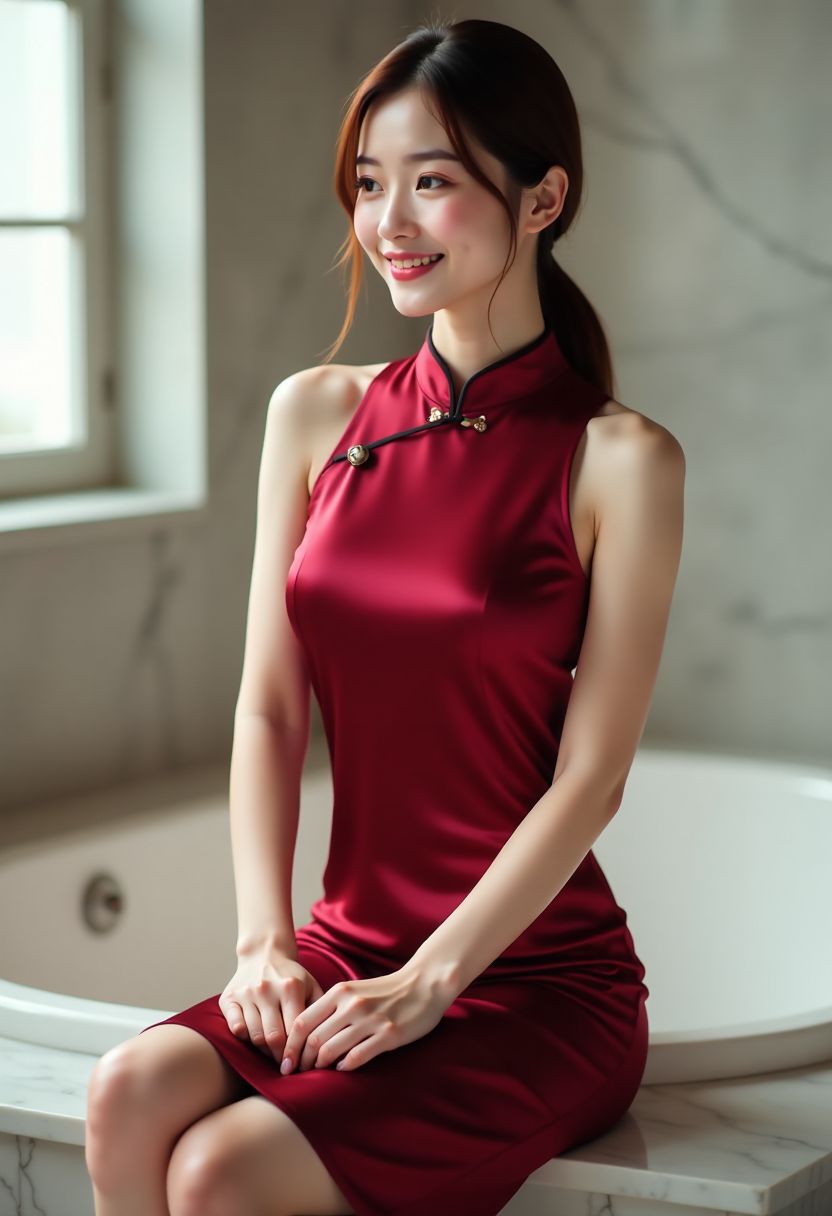 海边的她